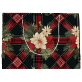 "Chic Check Gift Bag" Groot Cadeauzakje (Achterkant)