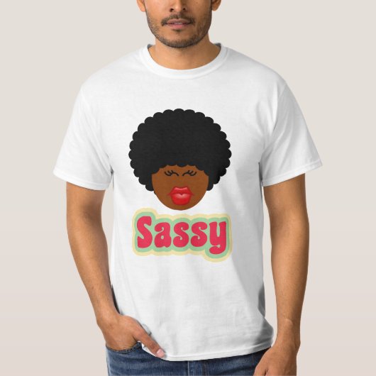 Chic Cheeky Woman T-shirt (Voorkant)
