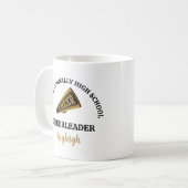 Chic Cheerleading Aangepaste Middelbare School Koffiemok (Voorkant links)