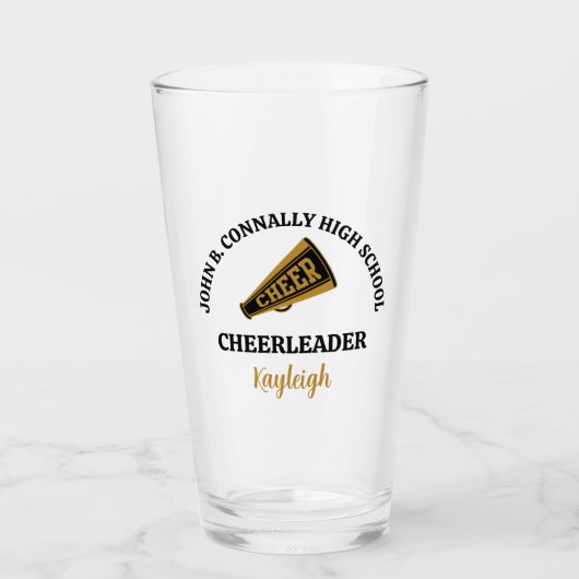 Chic Cheerleading Persoonlijke Cheer Team Glas (Voorkant)