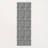 Chic Cheetah Leopard Spots Wild Animal Print Gray Yogamat (Achterkant)