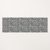 Chic Cheetah Leopard Spots Wild Animal Print Gray Yogamat (Voorkant (horizontaal))