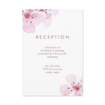 Chic Cherry Blossom Wedding Reception