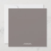 CHIC CHEVRON | BRIDAL SHOWER INVITATION KAART (Achterkant)