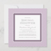 CHIC CHEVRON | BRIDAL SHOWER INVITATION KAART (Voorkant)