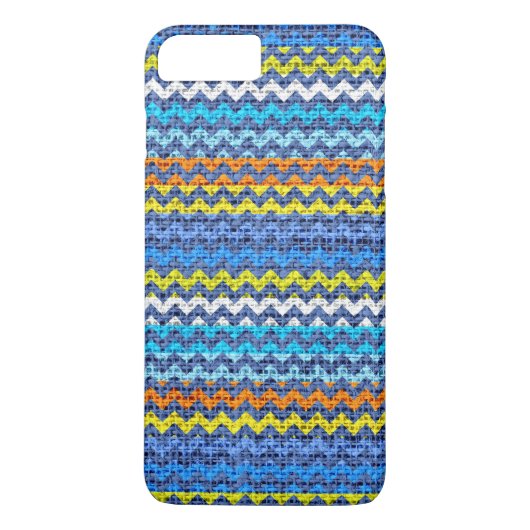 Chic Chevron Burlap Rustic #29 Case-Mate iPhone Case (Achterkant)