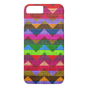Chic Chevron Burlap Rustic #31 Case-Mate iPhone Case
