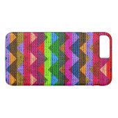 Chic Chevron Burlap Rustic #31 Case-Mate iPhone Case (Achterkant (Horizontaal))
