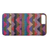 Chic Chevron Burlap Rustic #32 Case-Mate iPhone Case (Achterkant (Horizontaal))