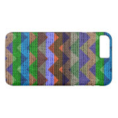 Chic Chevron Burlap Rustic #33 Case-Mate iPhone Case (Achterkant (Horizontaal))