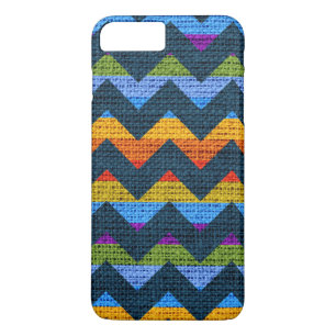 Chic Chevron Burlap Rustic #35 Case-Mate iPhone Case