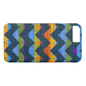 Chic Chevron Burlap Rustic #35 Case-Mate iPhone Case (Achterkant (Horizontaal))