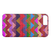 Chic Chevron Burlap Rustic #36 Case-Mate iPhone Case (Achterkant (Horizontaal))