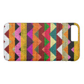 Chic Chevron Burlap Rustic #37 Case-Mate iPhone Case (Achterkant (Horizontaal))