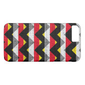Chic Chevron Burlap Rustic #42 Case-Mate iPhone Case (Achterkant (Horizontaal))