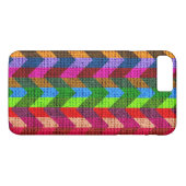 Chic Chevron Burlap Rustic #43 Case-Mate iPhone Case (Achterkant (Horizontaal))