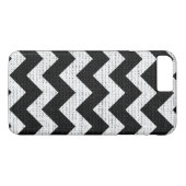 Chic Chevron Burlap Rustic #45 Case-Mate iPhone Case (Achterkant (Horizontaal))