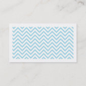 Chic Chevron Contactkaartje (Achterkant)