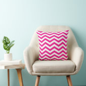 Chic Chevron | fuschia Kussen (Stoel)