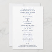 Chic Chicago Iconic Building Colorful Cityscape Kaart (Achterkant)