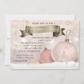 Chic Christmas Balls Company Kerstfeest Kaart (Voorkant)