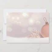 Chic Christmas Balls Company Kerstfeest Kaart (Achterkant)
