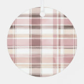 Chic Christmas Blush Pink Legs Laarzen Metalen Ornament (Achterkant)