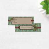Chic Christmas Gift Label Mini Visitekaartjes (Bureau)