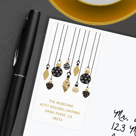 Chic Christmas Ornaments Vakantieadres Etiket