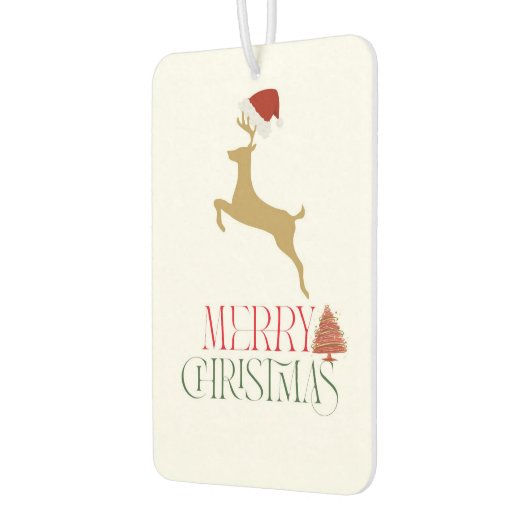 Chic Christmas scandinavian pattern Luchtverfrisser (Links)