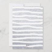 CHIC CHRISTMAS Silglittering Fotokaart Feestdagenkaart (Achterkant)