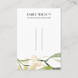 CHIC CHRISTMAS SNEBERRY HAIR CLIP DISPLAY CARD VISITEKAARTJE