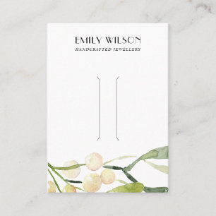 CHIC CHRISTMAS SNEBERRY HAIR CLIP DISPLAY CARD VISITEKAARTJE