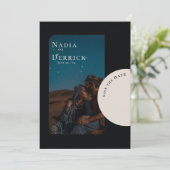 CHIC CIRCLE WEDDING SAVE THE DATE (Staand voorkant)