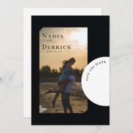 CHIC CIRCLE WEDDING SAVE THE DATE