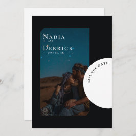 CHIC CIRCLE WEDDING SAVE THE DATE