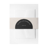 CHIC CIRCLE WEDDING UITNODIGINGEN WIKKEL (Voorkant Voorbeeld)