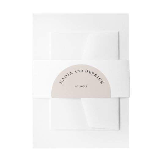 CHIC CIRCLE WEDDING UITNODIGINGEN WIKKEL (Voorkant Voorbeeld)