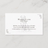 Chic Classy Boutique Style Pet Salon Labrador Hond Visitekaartje (Achterkant)