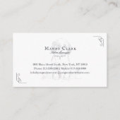 Chic Classy Boutique Style Pet Salon Shih Tzu Dog Visitekaartje (Achterkant)