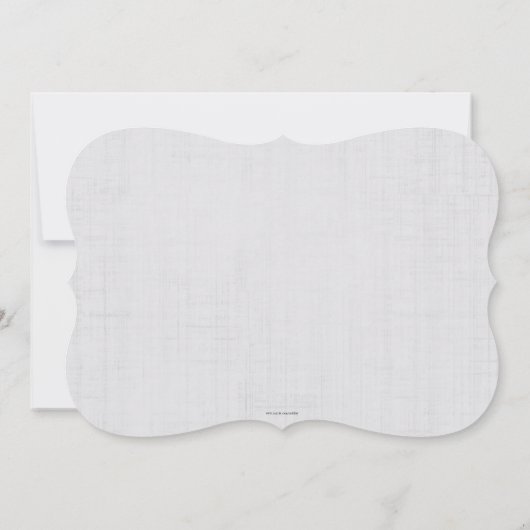 Chic Classy wijnglas bruids douche uitnodiging (Achterkant)