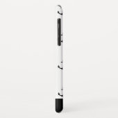 Chic Coastal Black Anchor Pattern Case-Mate iPhone Case (Achterkant/links)