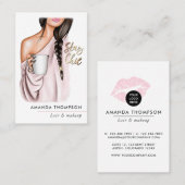 Chic Coffee Beauty Mode Visitekaartje (Voorkant / Achterkant)