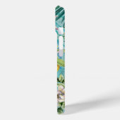 Chic collage blauw turquoise Siciliaanse citrus bl Case-Mate iPhone Case (Achterkant / Links)