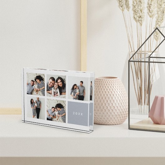 Chic Collage | Jaar van het blok van de Foto van h