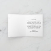 Chic collage trouwkaart voor dankbetuiging bedankkaart (Binnen)