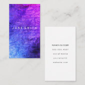 Chic Colorful Grunge Visitekaartje (Voorkant / Achterkant)