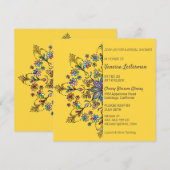 Chic Colors Mandala Bridal Shower Kaart (Voorkant / Achterkant)