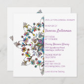 Chic Colors Mandala Bridal Shower Kaart (Voorkant / Achterkant)