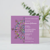 Chic Colors Mandala Bridal Shower Kaart (Staand voorkant)